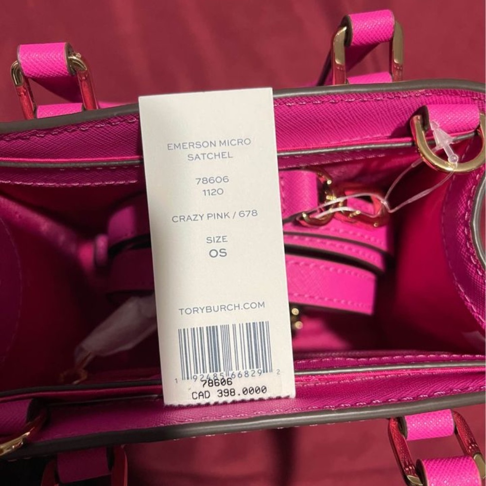 New Tory Burch Emerson Micro Satchel - Picture 4 of 5